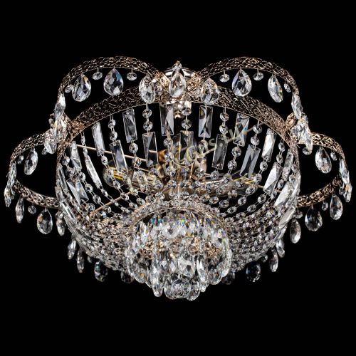 Люстра Камея Флора №5 с подвесом в Магнитогорске Гусь Хрустальный