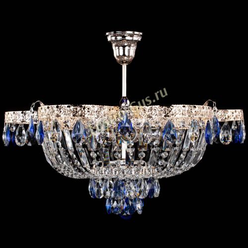 Люстра Камея Флора №5 с подвесом Синяя в Магнитогорске Люстра Камея Флора №5 с подвесом Синяя в Магнитогорске