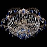 Люстра Камея Флора №5 с подвесом Синяя в Магнитогорске Люстра Камея Флора №5 с подвесом Синяя в Магнитогорске