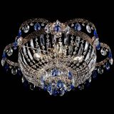 Люстра Камея Флора №5 с подвесом Синяя в Магнитогорске Люстра Камея Флора №5 с подвесом Синяя в Магнитогорске