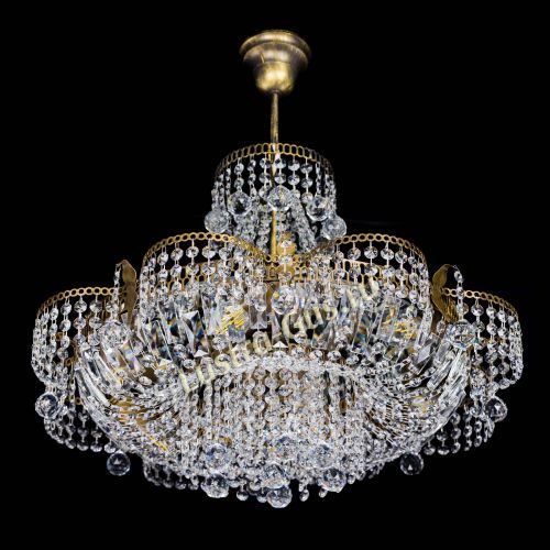 Люстра Камея Шар с подвесом под бронзу в Магнитогорске Гусь Хрустальный