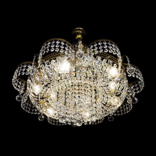 Люстра Камея Шар с подвесом под бронзу в Магнитогорске Гусь Хрустальный