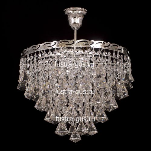 Люстра Капель конус 40 в Магнитогорске Гусь Хрустальный