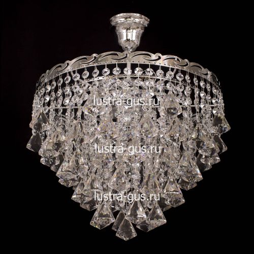 Люстра Капель конус 40 в Магнитогорске Гусь Хрустальный