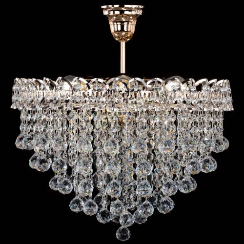 Люстра Капель Лепесток Шар  30мм с подвесом в Магнитогорске Гусь Хрустальный