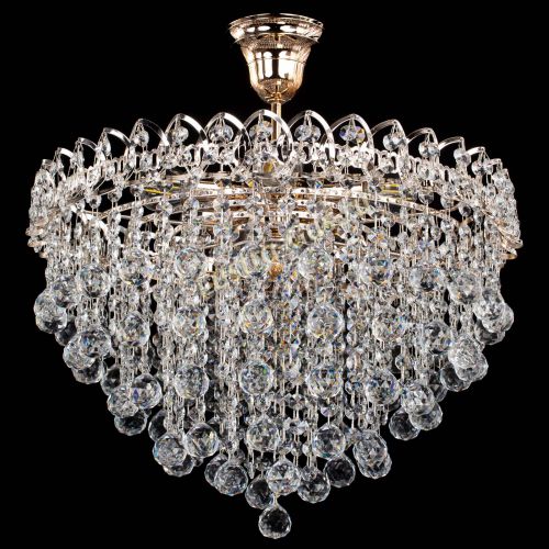 Люстра Капель Лепесток Шар  30мм с подвесом в Магнитогорске Гусь Хрустальный