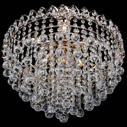 Люстра Капель Лепесток Шар  30мм с подвесом в Магнитогорске Гусь Хрустальный