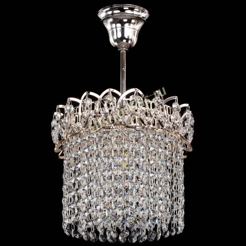 Люстра Капель оптикон №1 с подвесом в Магнитогорске Гусь Хрустальный