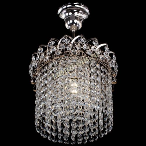 Люстра Капель оптикон №1 с подвесом в Магнитогорске Гусь Хрустальный