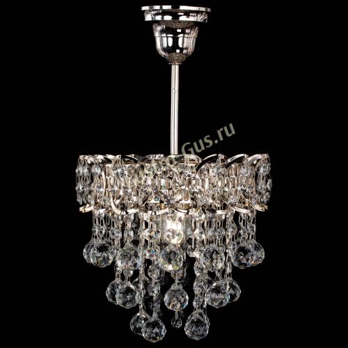 Люстра Капель оптикон шар №1 с подвесом в Магнитогорске Гусь Хрустальный