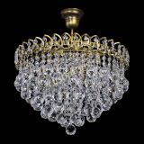 Люстра Капель Пирамида Шар 40 с подвесом под бронзу в Магнитогорске