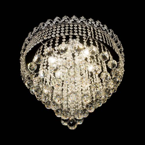 Люстра Капель Пирамида Шар 40 с подвесом в Магнитогорске Гусь Хрустальный