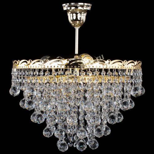 Люстра Капель Шар 30мм с подвесом в Магнитогорске Гусь Хрустальный