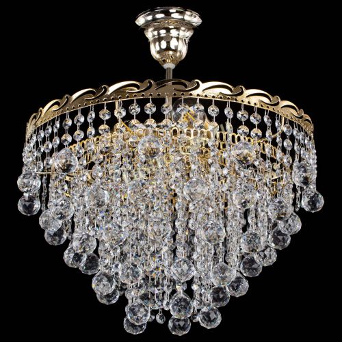 Люстра Капель Шар 30мм с подвесом в Магнитогорске Гусь Хрустальный