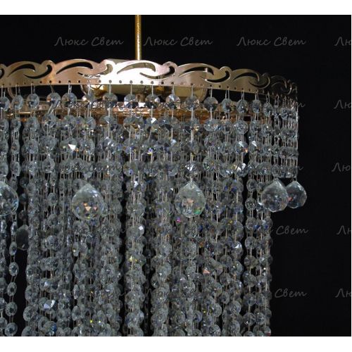 Люстра Капель Винтаж 3 лампы подвесная в Магнитогорске Гусь Хрустальный