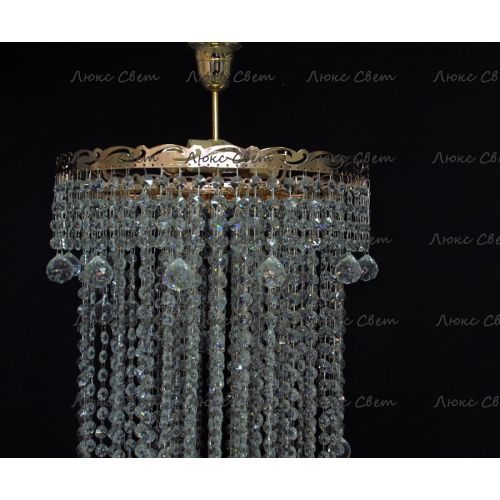 Люстра Капель Винтаж 3 лампы подвесная в Магнитогорске Гусь Хрустальный