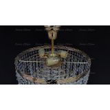 Люстра Капель Винтаж 3 лампы подвесная в Магнитогорске