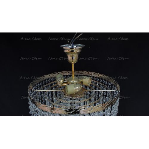 Люстра Капель Винтаж 3 лампы подвесная в Магнитогорске Гусь Хрустальный