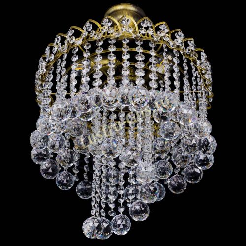 Люстра Капель Водоворот под бронзу шар 40 в Магнитогорске Гусь Хрустальный