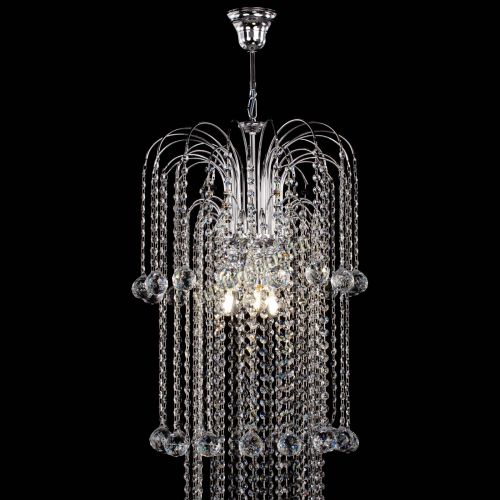 Люстра Каскад длинный в Магнитогорске Гусь Хрустальный