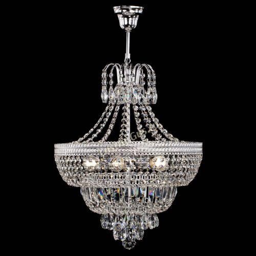 Люстра Каскад Флоренция №5 с подвесом в Магнитогорске Гусь Хрустальный