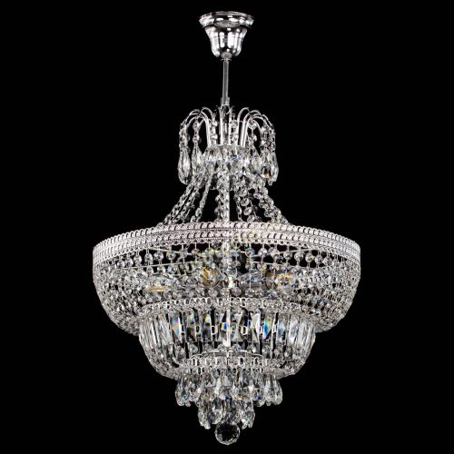 Люстра Каскад Флоренция №5 с подвесом в Магнитогорске Гусь Хрустальный