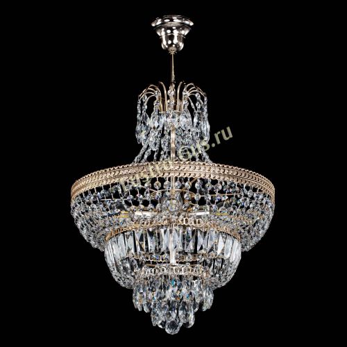 Люстра Каскад Флоренция №5 с подвесом в Магнитогорске Гусь Хрустальный