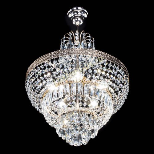 Люстра Каскад Флоренция №5 с подвесом в Магнитогорске Гусь Хрустальный