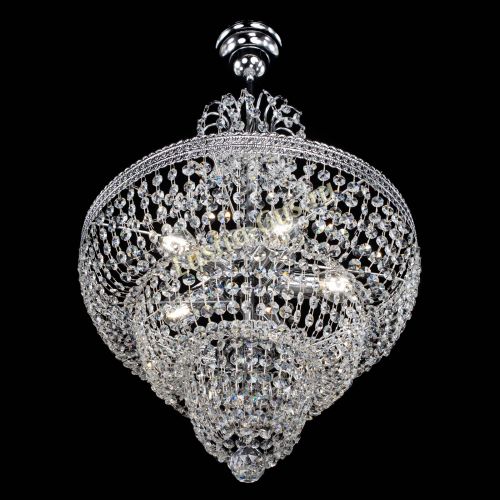 Люстра Каскад Флоренция обтикон №5 с подвесом в Магнитогорске Гусь Хрустальный