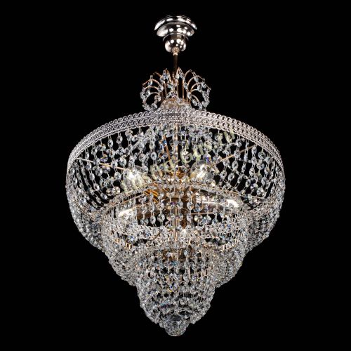 Люстра Каскад Флоренция обтикон №5 с подвесом в Магнитогорске Гусь Хрустальный