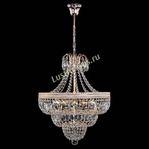 Люстра Каскад Флоренция обтикон №5 удлиненная в Магнитогорске Гусь Хрустальный