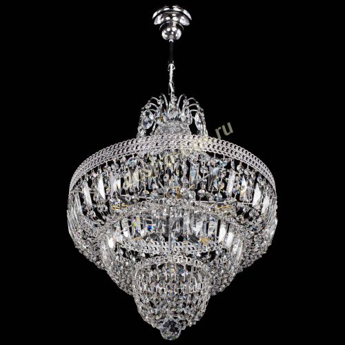 Люстра Каскад Флоренция обтикон №5 удлиненная в Магнитогорске Гусь Хрустальный