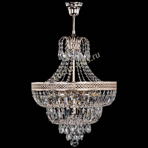 Люстра Каскад Венеция №5 с подвесом в Магнитогорске Гусь Хрустальный