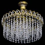 Люстра Хрустальная капель №3 под бронзу в Магнитогорске