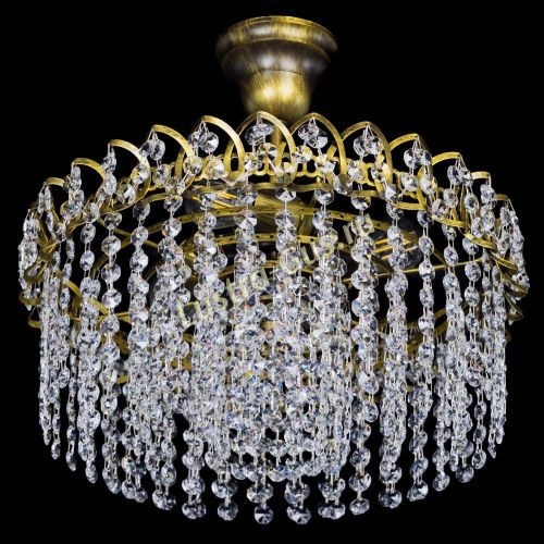 Люстра Хрустальная капель №3 под бронзу в Магнитогорске Гусь Хрустальный