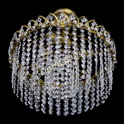 Люстра Хрустальная капель №3 под бронзу в Магнитогорске Гусь Хрустальный