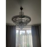 Люстра Хрустальный Каскад №8 с подвесом под бронзу в Магнитогорске