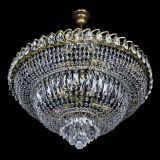 Люстра Хрустальный Каскад №8 с подвесом под бронзу в Магнитогорске