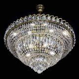 Люстра Хрустальный Каскад №8 с подвесом под бронзу в Магнитогорске