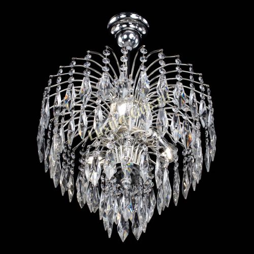 Люстра Хрустальные брызги камень Перо в Магнитогорске Гусь Хрустальный