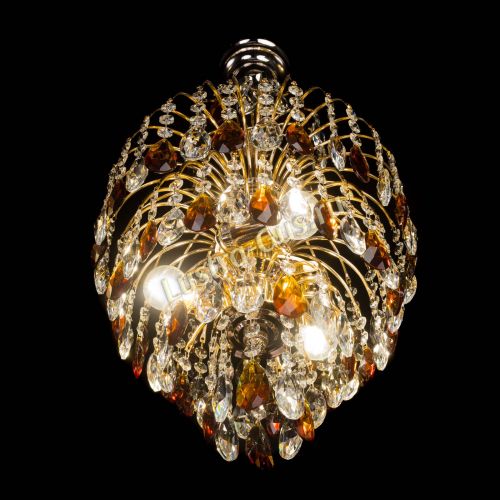 Люстра Хрустальные брызги с подвесом журавлик чайная в Магнитогорске Гусь Хрустальный