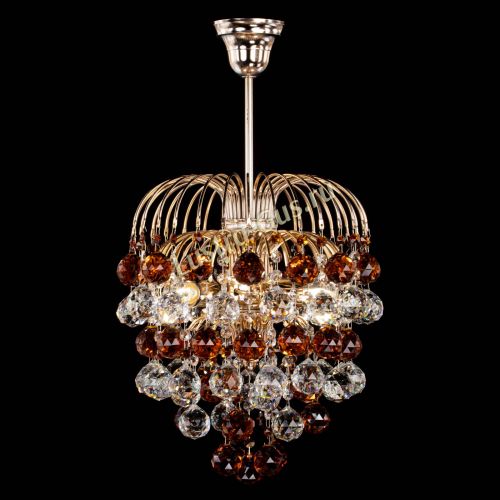 Люстра Хрустальные брызги шар 40 мм чайная в Магнитогорске Гусь Хрустальный