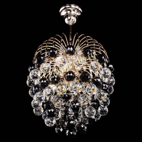 Люстра Хрустальные брызги шар 40 мм черная в Магнитогорске Гусь Хрустальный