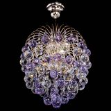 Люстра Хрустальные брызги шар 40 мм фиолетовая в Магнитогорске Люстра Хрустальные брызги шар 40 мм фиолетовая в Магнитогорске