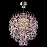 Люстра Хрустальные брызги шар 40 мм розовая в Магнитогорске Люстра Хрустальные брызги шар 40 мм розовая в Магнитогорске