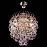 Люстра Хрустальные брызги шар 40 мм розовая в Магнитогорске Люстра Хрустальные брызги шар 40 мм розовая в Магнитогорске