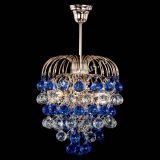 Люстра Хрустальные брызги шар 40 мм синяя в Магнитогорске