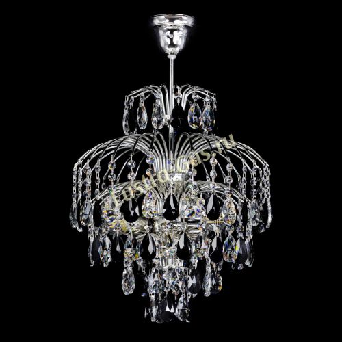 Люстра Хрустальные брызги Журавлик черный в Магнитогорске Гусь Хрустальный