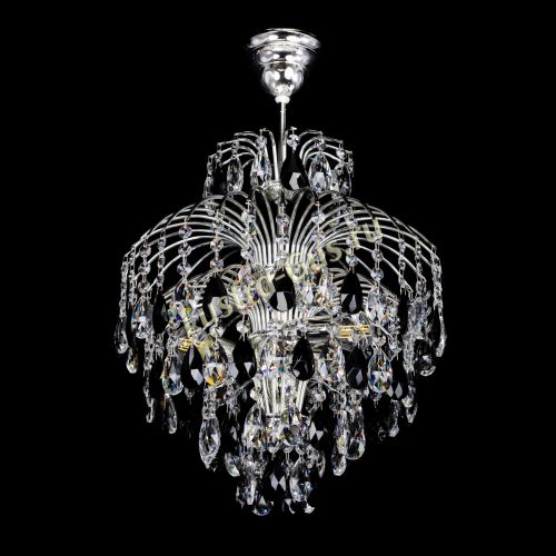 Люстра Хрустальные брызги Журавлик черный в Магнитогорске Гусь Хрустальный