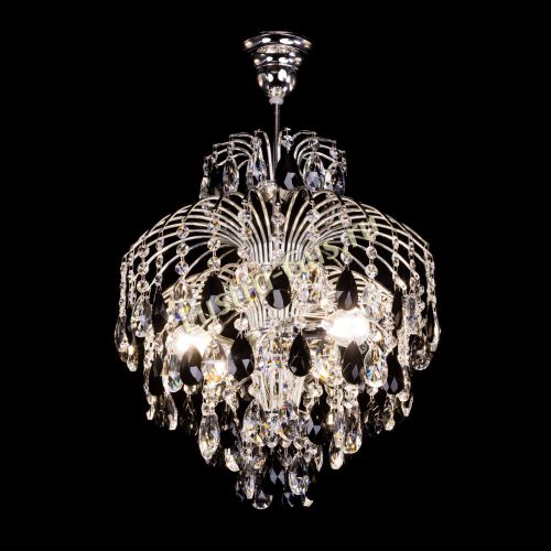 Люстра Хрустальные брызги Журавлик черный в Магнитогорске Гусь Хрустальный